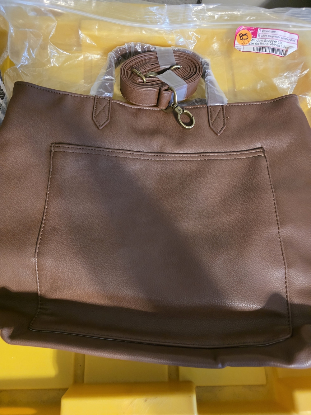 thirty-one Brown Crossbody Tote with Removable Strap